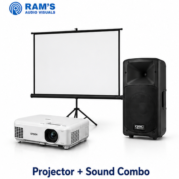 Projector + Sound Combo for rent